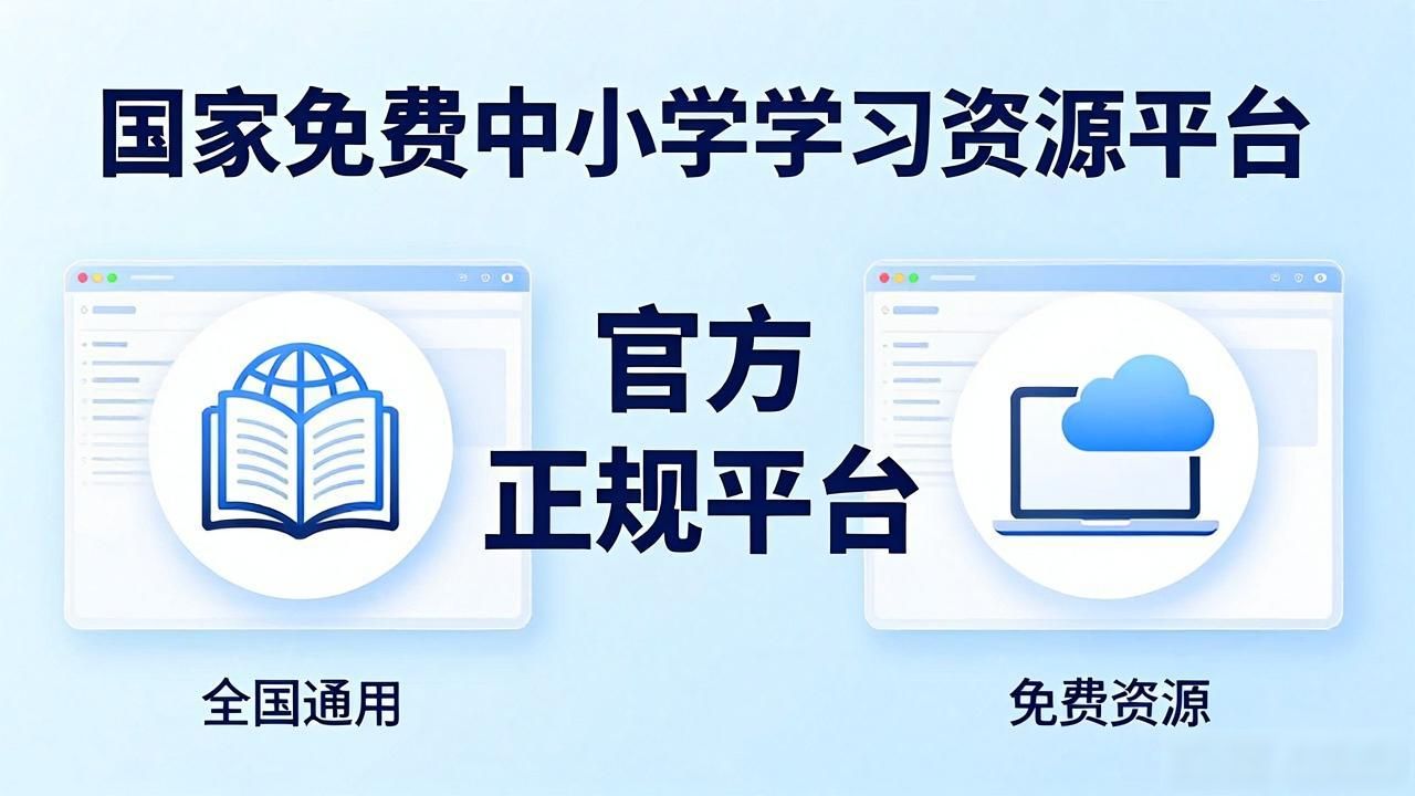 国家免费的中小学学习资源！别再乱找网课，这几个正规平台够用了